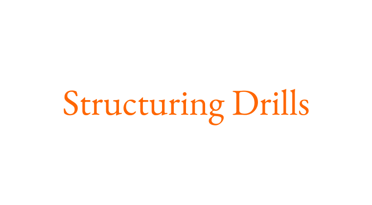 Structuring Drills Thumb